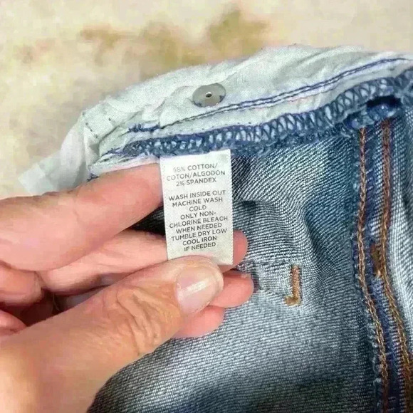 LOFT 5.5" Inseam Relaxed Fit Boyfriend Bermuda Denim Shorts Mid Wash Women 6 - Picture 7 of 9